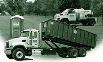 BSS Waste services metal recycling, trash pickup, roll-off containers, portable restrooms